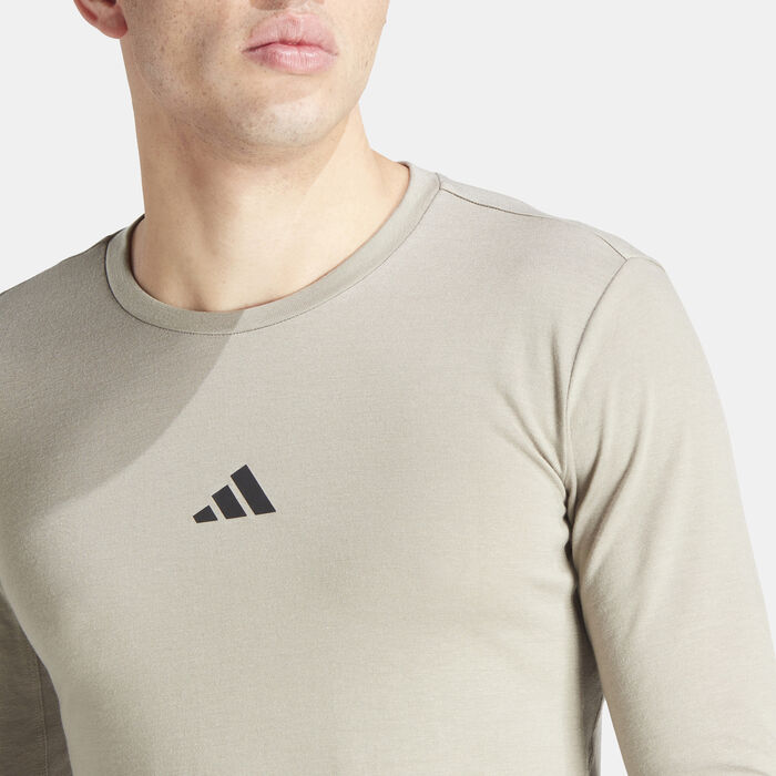adidas Men's Workout Training T-Shirt Brown image number 3