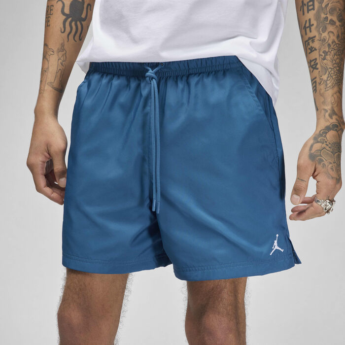 Jordan Men's Essentials Poolside Shorts Blue Jordan Men's Essentials Poolside Shorts Blue image number 1