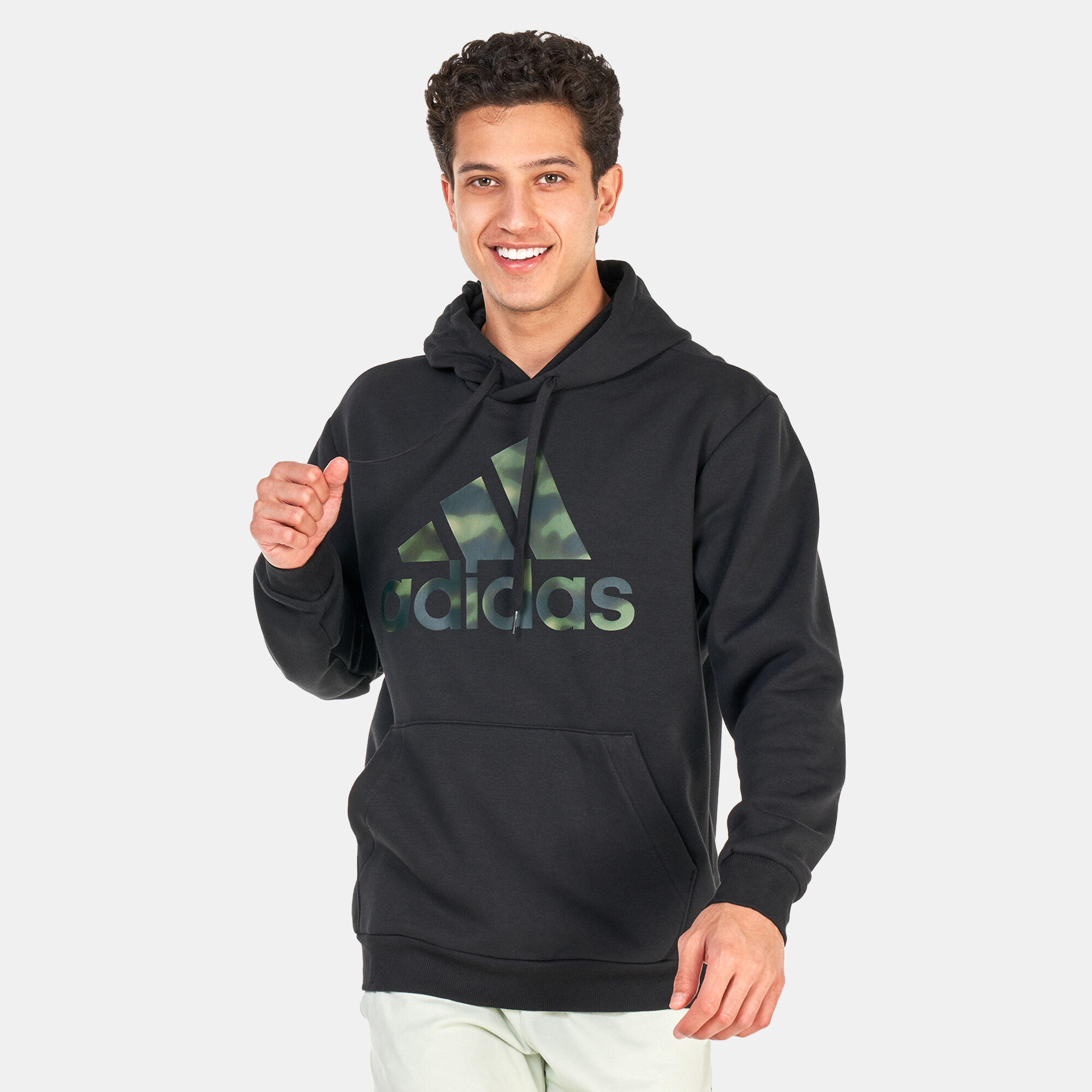 Men s Essentials Camo Pullover Hoodie Multi Color adidas in KSA SSS