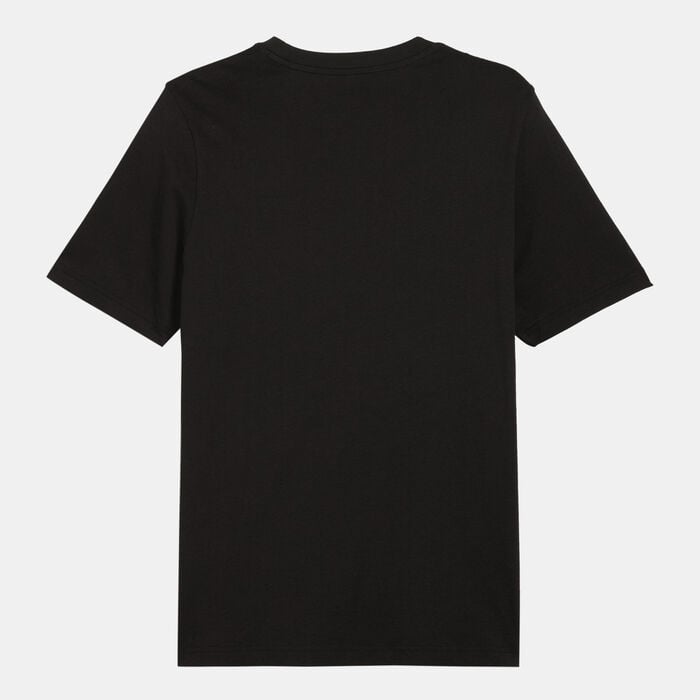 PUMA Men's Essentials+ Logo Lab Gradient T-Shirt Black PUMA Men's Essentials+ Logo Lab Gradient T-Shirt Black image number 1