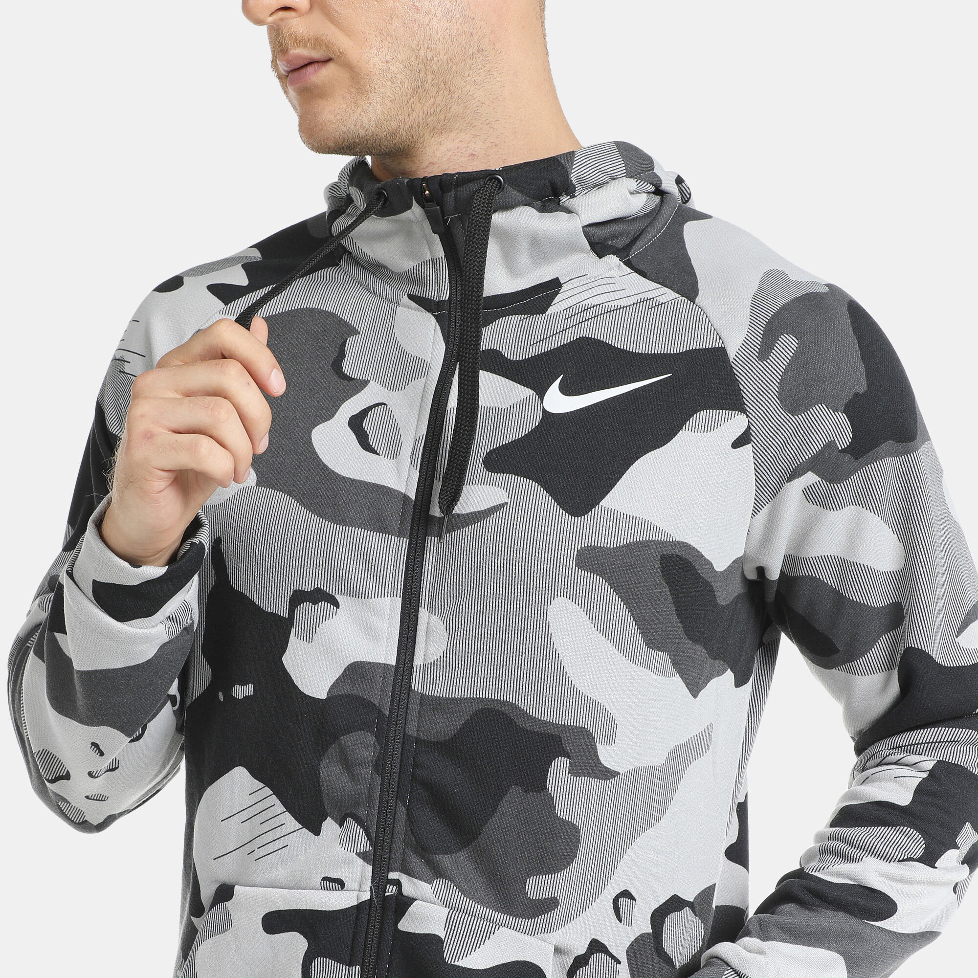 dri fit camo hoodie