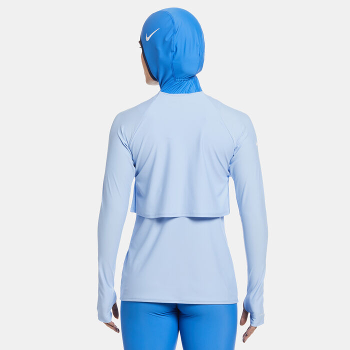 Nike Swim Women's Full Coverage Swimming Tunic Blue image number 1