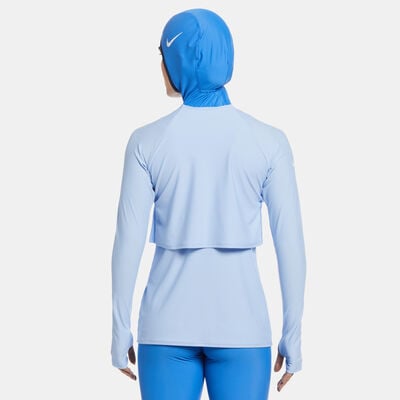 Nike Swim Women's Full Coverage Swimming Tunic Blue Nike Swim Women's Full Coverage Swimming Tunic Blue