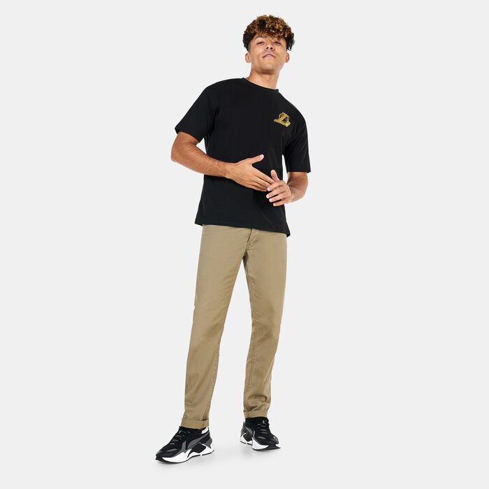 New Era Men's NBA Los Angeles Lakers Metallic T-Shirt Black New Era Men's NBA Los Angeles Lakers Metallic T-Shirt Black image number 2