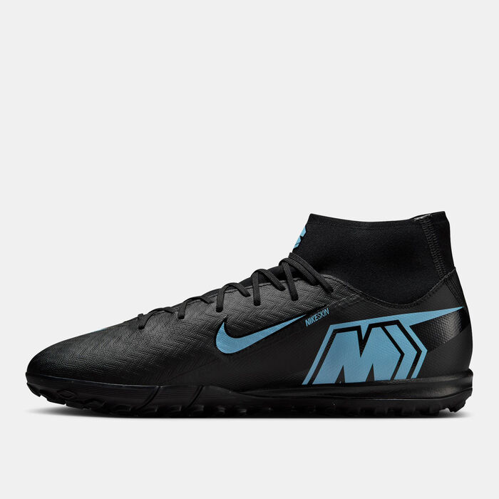 Nike Men's Mercurial Superfly 10 Academy Turf Ground Football Shoes Black image number 2