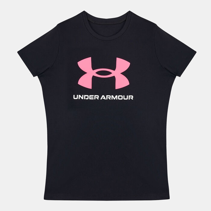 Under Armour Kids' UA Tech™ Print Fill Big Logo T-Shirt (Older Kids) Black Under Armour Kids' UA Tech™ Print Fill Big Logo T-Shirt (Older Kids) Black image number 0