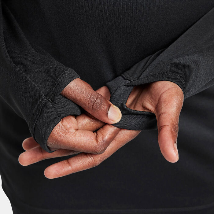 Nike Kids' Academy 1/4-Zip Football Drill Top Grey image number 2