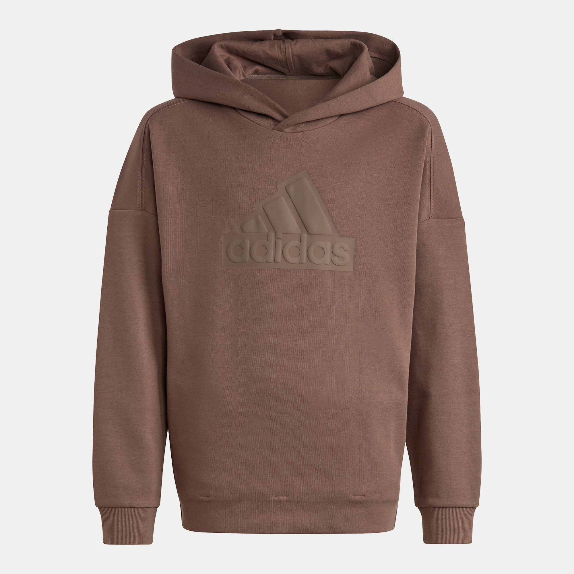 Buy adidas Kids Future Icons Logo Pullover Hoodie Brown in KSA SSS