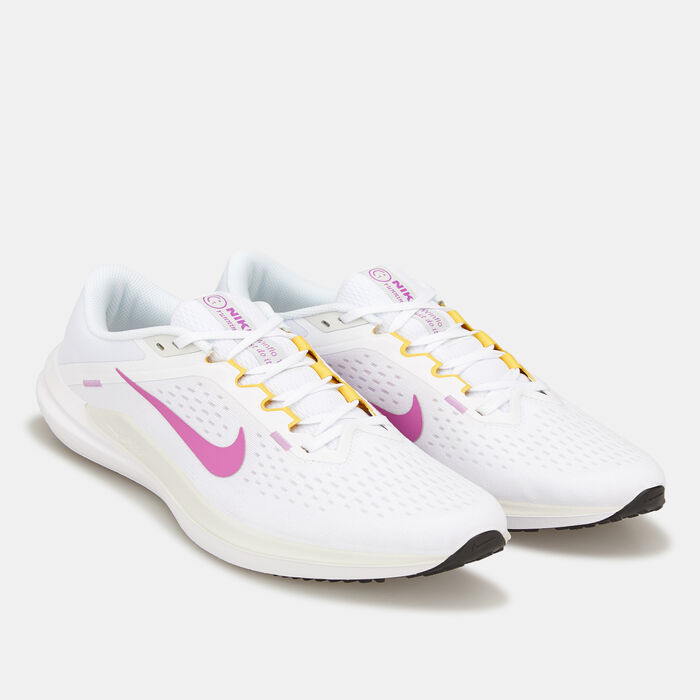 Nike Women's Winflo 10 Road Running Shoe White Nike Women's Winflo 10 Road Running Shoe White image number 2