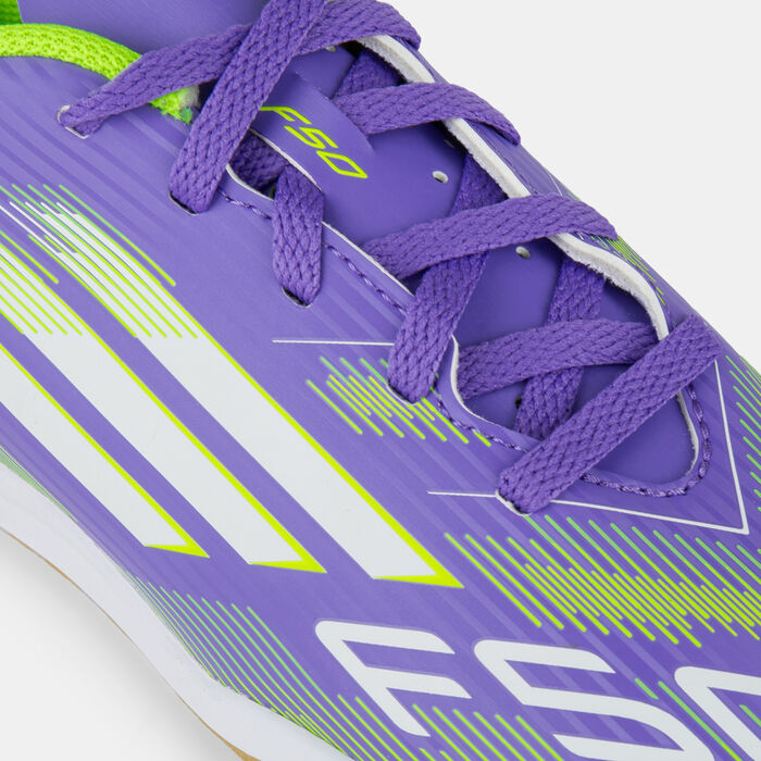adidas Kids' F50 Club Indoor Court Football Shoes Purple adidas Kids' F50 Club Indoor Court Football Shoes Purple image number 4