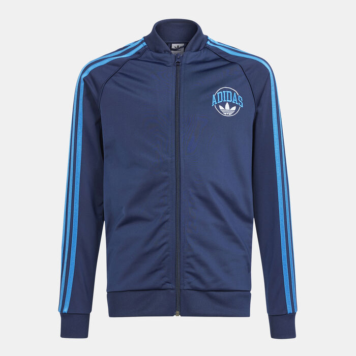 adidas Originals Kids' VRCT SST Track Jacket Blue adidas Originals Kids' VRCT SST Track Jacket Blue image number 0