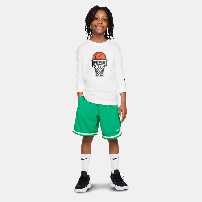 Nike Kids' Dri-FIT DNA Basketball Shorts (Older Kids) Green image number 2