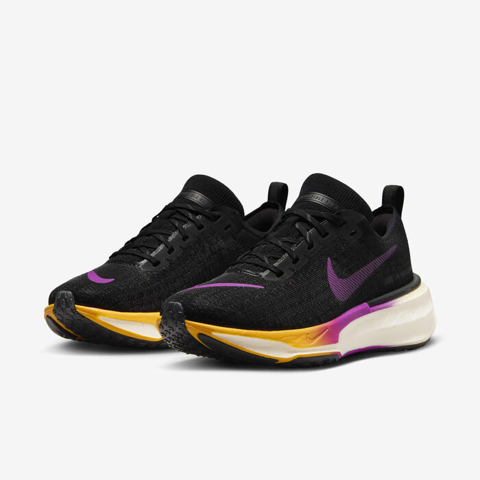 Nike Women's ZoomX Invincible 3 Road Running Shoes Black Nike Women's ZoomX Invincible 3 Road Running Shoes Black image number 5