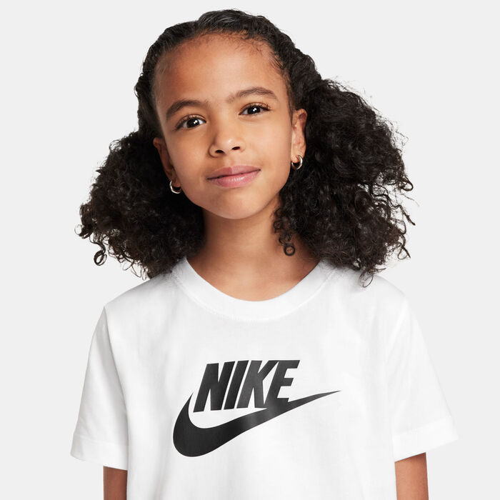 Nike Kids' Sportswear Crop Top White Nike Kids' Sportswear Crop Top White image number 3