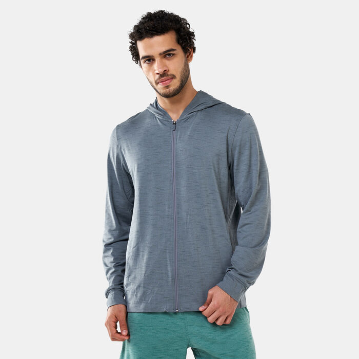 Nike Men's Dri-FIT Hyperdry Yoga Hoodie Grey image number 0