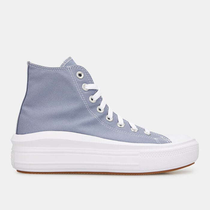 Converse Women's Chuck Taylor All Star Move Shoes Blue Converse Women's Chuck Taylor All Star Move Shoes Blue image number 0