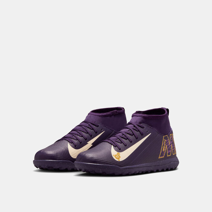 Nike Kids' Mercurial Superfly 10 Club Turf Ground Football Shoes Purple Nike Kids' Mercurial Superfly 10 Club Turf Ground Football Shoes Purple image number 1