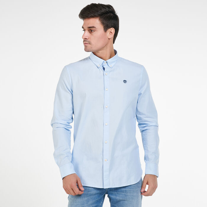 Timberland Men's Ela River Elevated Oxford Shirt Blue image number 0