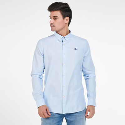 Timberland Men's Ela River Elevated Oxford Shirt Blue Timberland Men's Ela River Elevated Oxford Shirt Blue