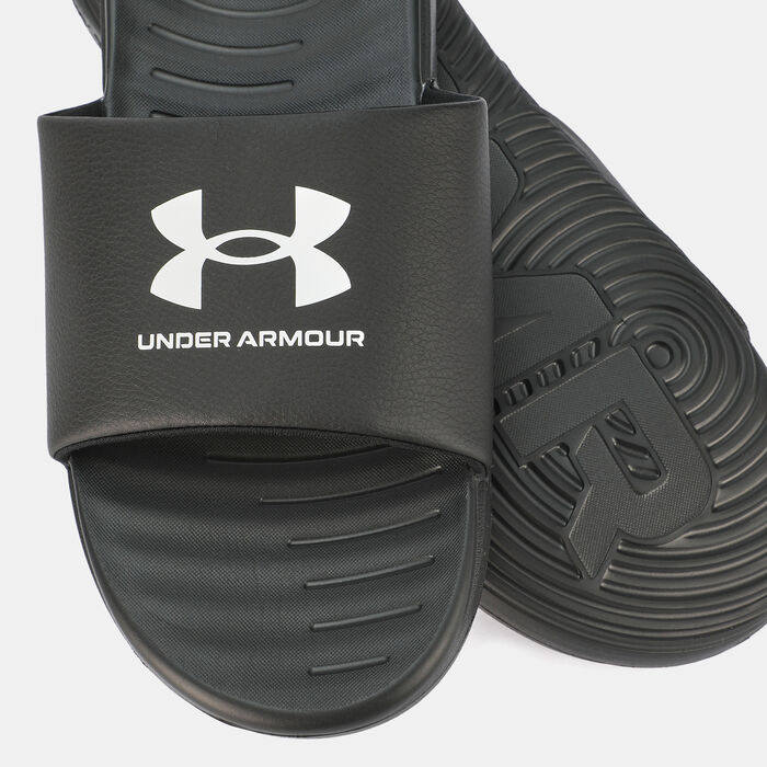 Under Armour Men's Ansa Fixed Slides Black Under Armour Men's Ansa Fixed Slides Black image number 2