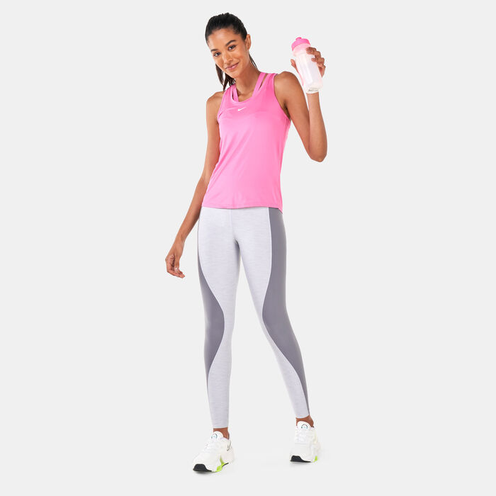 Nike Women's Dri-FIT One Training Tank Top Pink image number 2