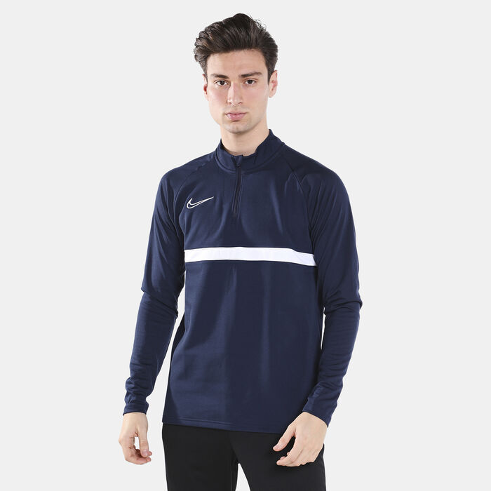 Nike Men's Dri-FIT Academy Football Drill Top Blue image number 0