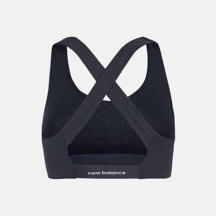 New Balance Women's Fuel Sports Bra Black image number 1