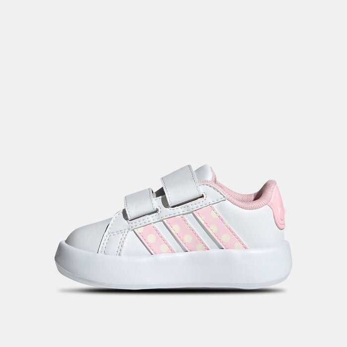 adidas Kids' Disney Minnie Mouse Grand Court Shoes White adidas Kids' Disney Minnie Mouse Grand Court Shoes White image number 2