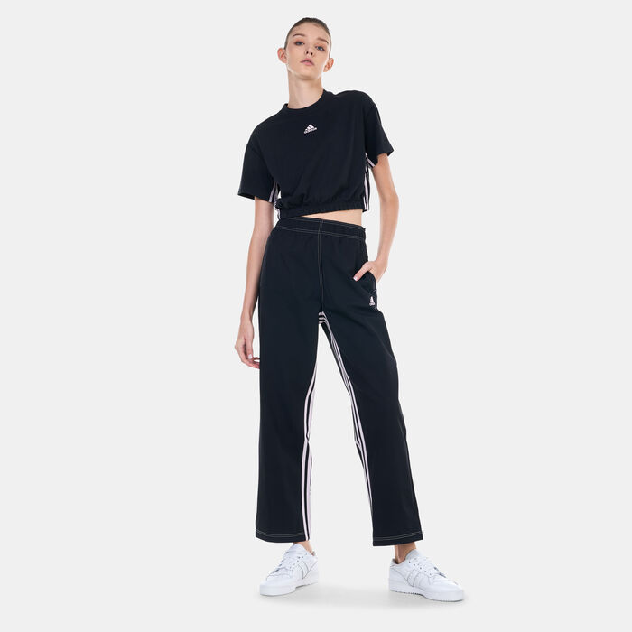 adidas Women's Dance 3-Stripes Crop Top Black adidas Women's Dance 3-Stripes Crop Top Black image number 5