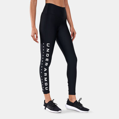 Under Armour Women's HG Armour Branded Leggings Black