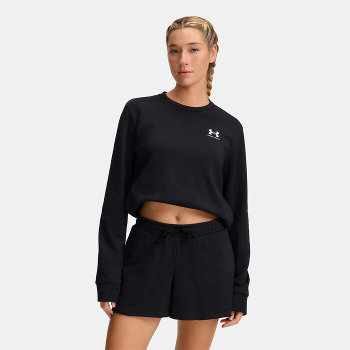 Under Armour Women's Rival Terry Sweatshirt Black image number 0