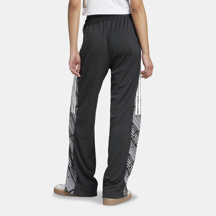 adidas Women's Emerging Harmony Wide Track Pants White adidas Women's Emerging Harmony Wide Track Pants White image number 1