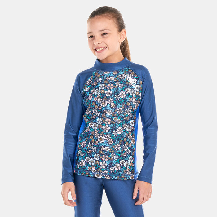 COEGA Kids' Long Sleeve Rashguard Blue COEGA Kids' Long Sleeve Rashguard Blue image number 0