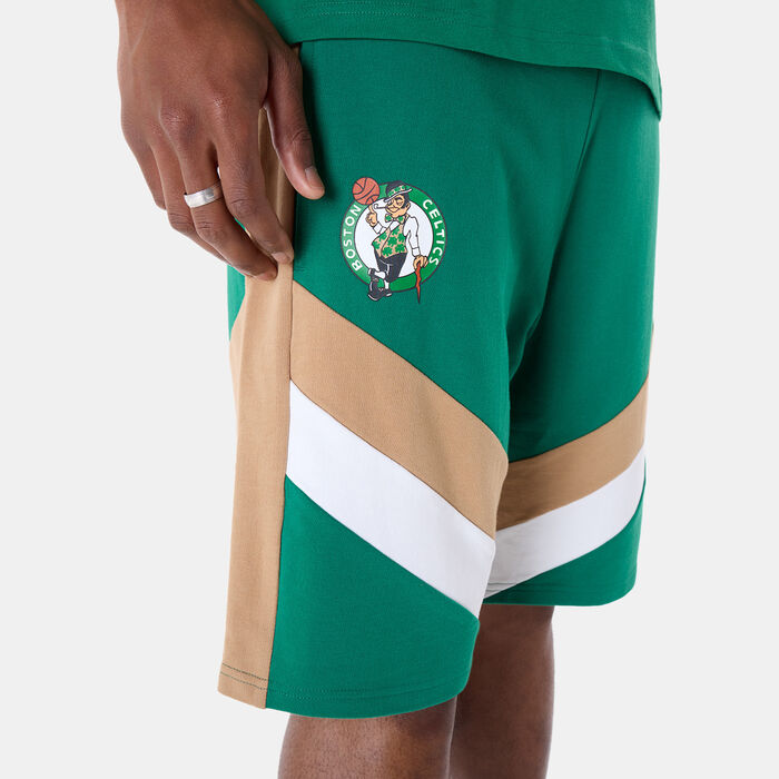 New Era Men's NBA Boston Celtics Panel Shorts Green New Era Men's NBA Boston Celtics Panel Shorts Green image number 4