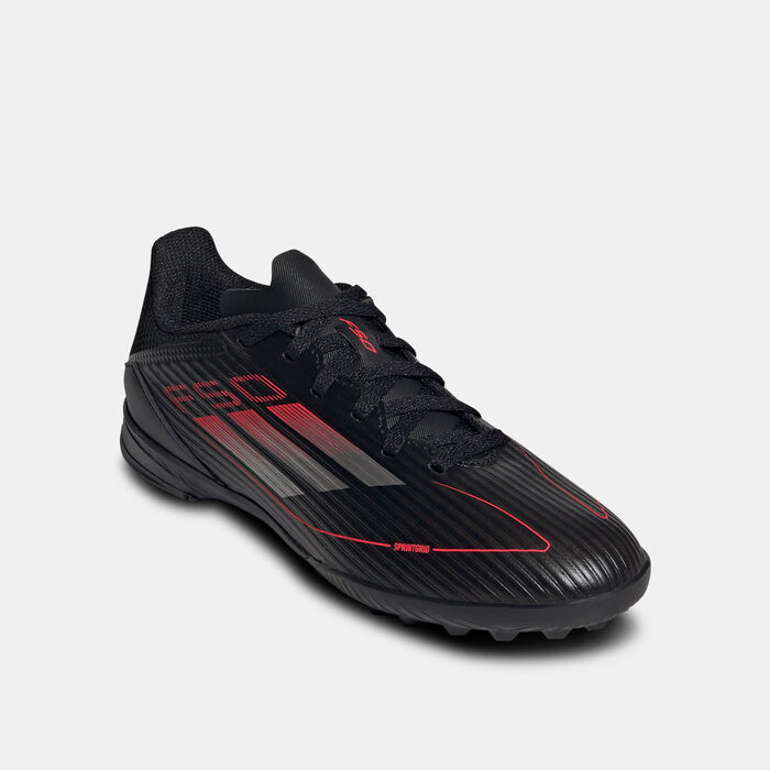 adidas Kids' F50 League Turf Ground Football Shoes Black image number 1