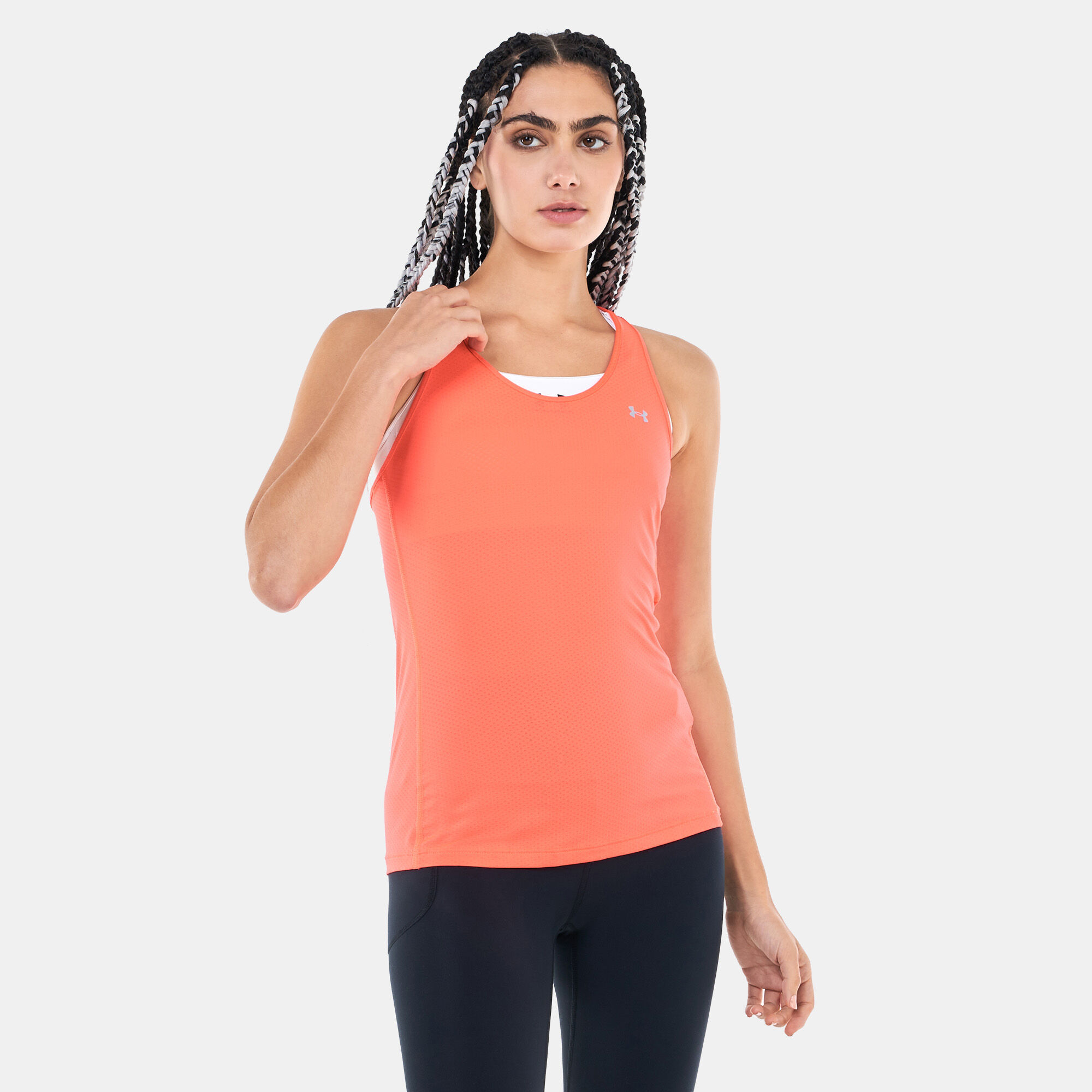 Under armour heatgear training baselayer vest top mens online