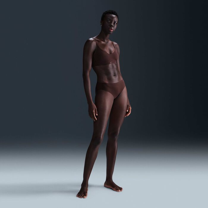 Nike Women's Brief Period Leak Protection Underwear Brown image number 0