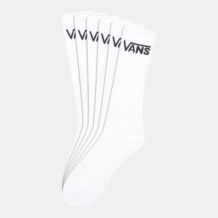 Vans Men's Classic Crew Socks (3 Pack) White image number 0