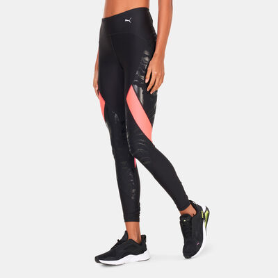 PUMA Women's ULTRAFORM High Waist Printed Running Leggings Black