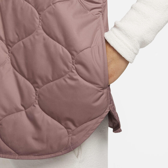 Nike Women's Sportswear Essential Gilet Green Nike Women's Sportswear Essential Gilet Green image number 4