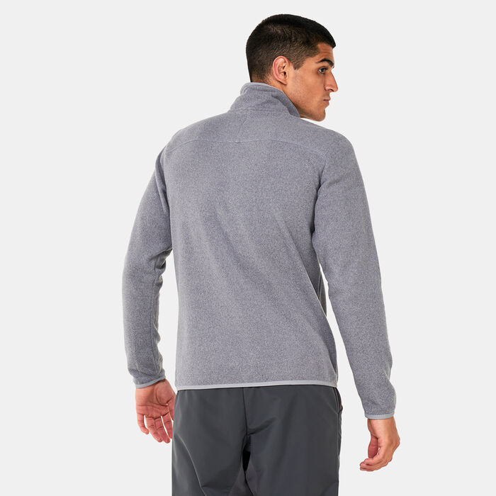 The North Face Men's 100 Glacier Sweatshirt Grey The North Face Men's 100 Glacier Sweatshirt Grey image number 1