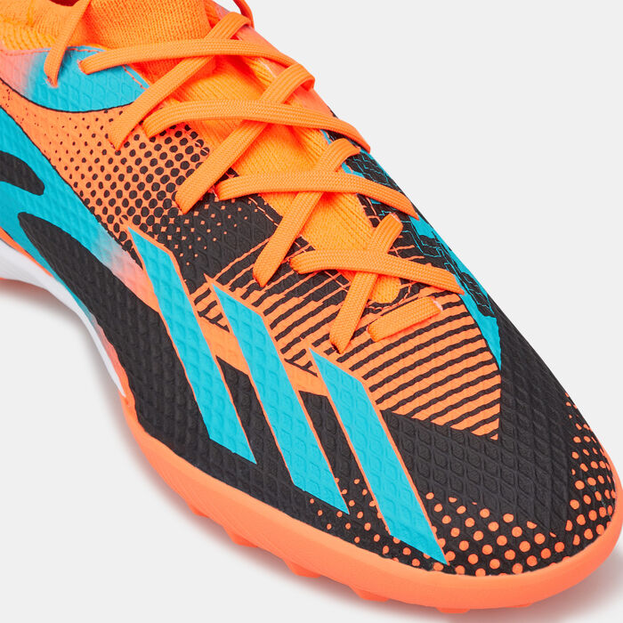adidas Men's X Speedportal Messi.3 Turf Ground Football Shoe Orange adidas Men's X Speedportal Messi.3 Turf Ground Football Shoe Orange image number 4