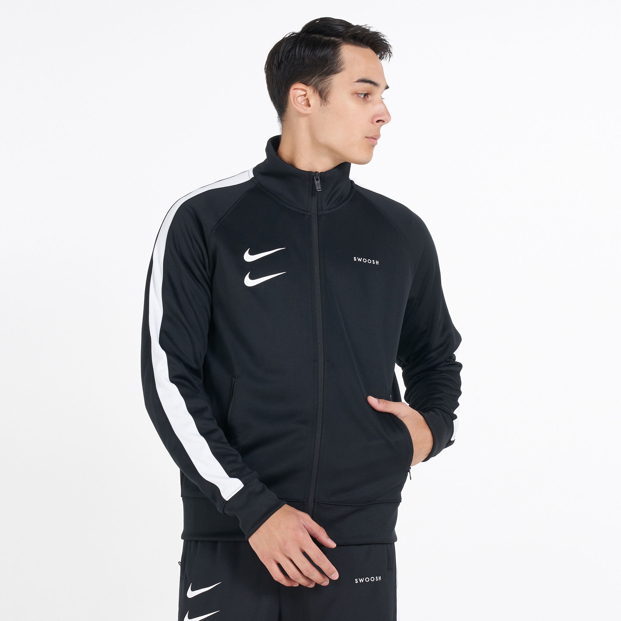 Nike mens sales swoosh jacket