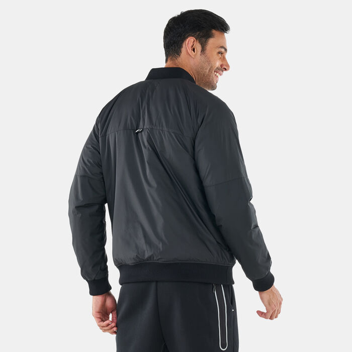 Nike Men's Sportswear Therma-FIT Legacy Reversible Bomber Jacket Black Nike Men's Sportswear Therma-FIT Legacy Reversible Bomber Jacket Black image number 1