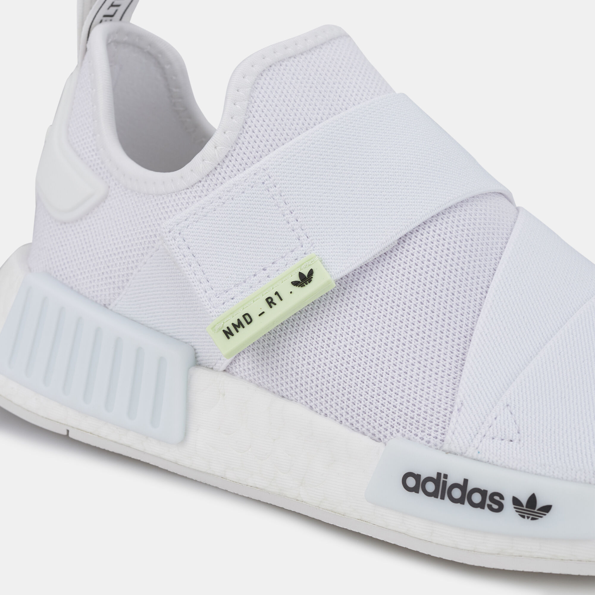 Adidas women's clearance nmd_r1 white sneakers