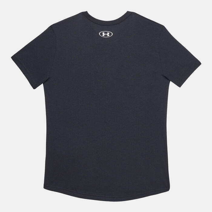 Under Armour Kids' UA Sportstyle Left Chest T-Shirt Black image number 1