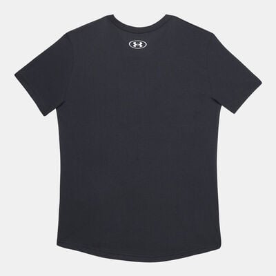 Under Armour Kids' UA Sportstyle Left Chest T-Shirt Black Under Armour Kids' UA Sportstyle Left Chest T-Shirt Black