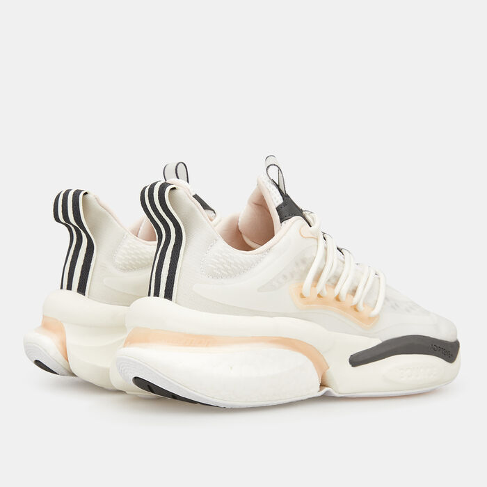 adidas Women's AlphaBoost V1 Shoe White adidas Women's AlphaBoost V1 Shoe White image number 2