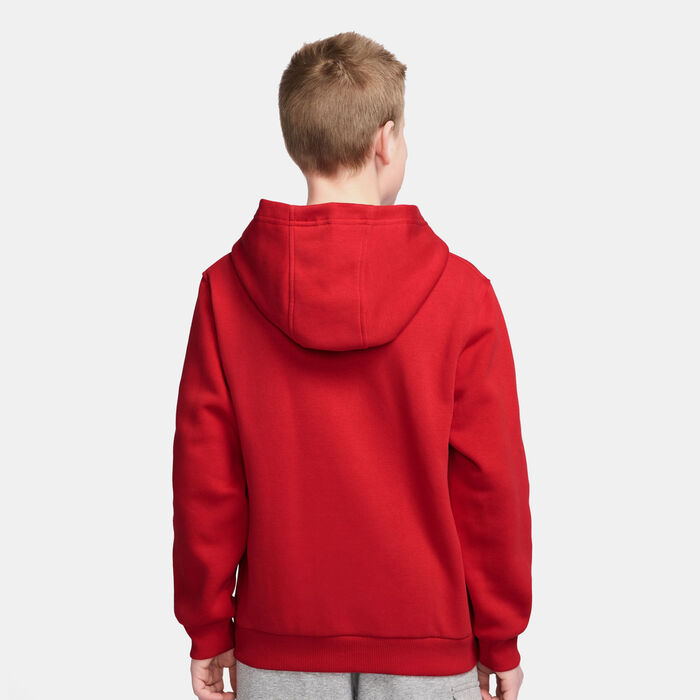 Nike Kids' Sportswear Club Fleece Hoodie Red image number 1