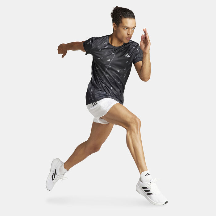 adidas Men's Run It T-Shirt Black adidas Men's Run It T-Shirt Black image number 2